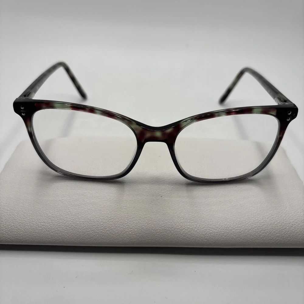 HELIUM 4387 Mint Tortoise Womens Semi Cat Eye Full Rim Eyeglasses 53-17-140 #665